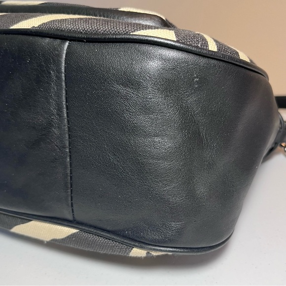 Coach Taylor Zebra Flap Satchel - Picture 8 of 14
